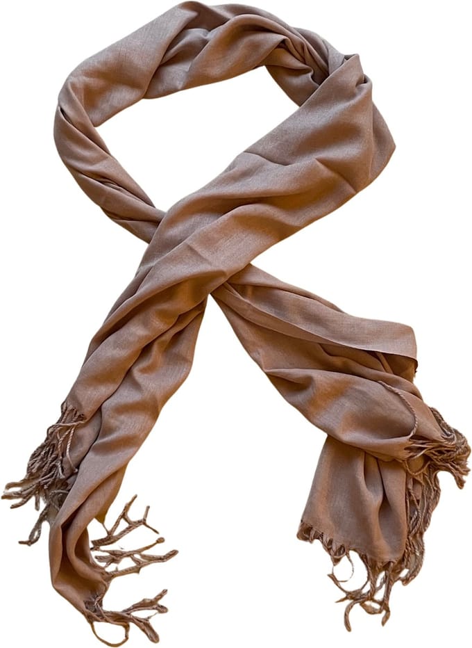 Premium kwaliteit dames sjaal / Wintersjaal / lange sjaal - Beige