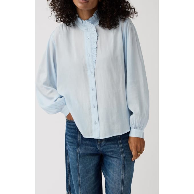 Alchemist Blouse Lux Faded Blue Taglia: 36 | Maglie a manica lunga Outlet | Donna | Blu