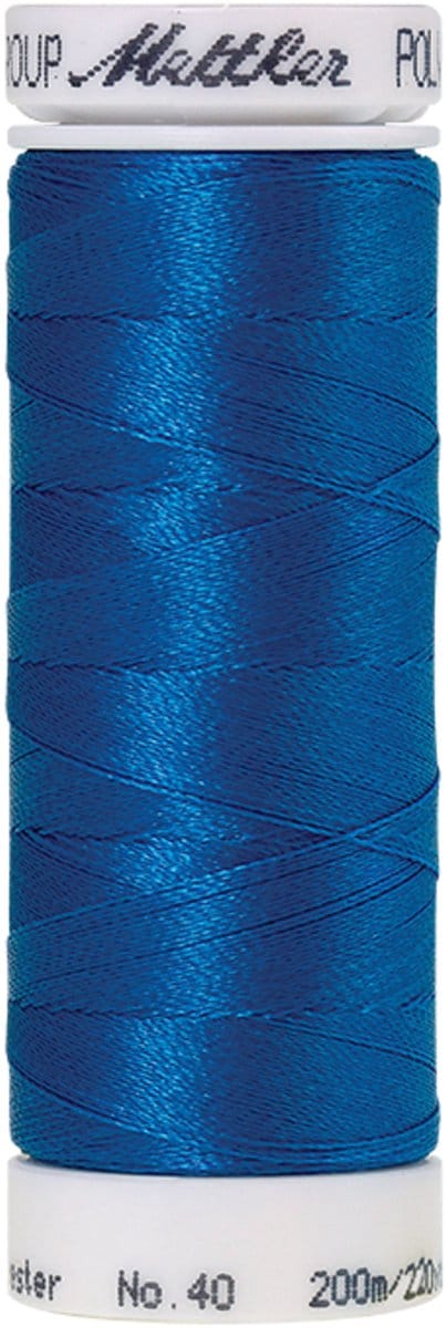 Mettler borduurgaren - Blauw - Nr 3900 - Polysheen - 200 meter