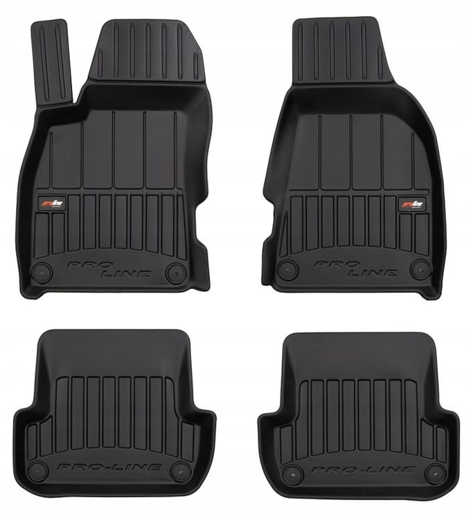 Frogum No.77 - Automatmatten passend voor Audi S4 B7 2006-2008 - 3D Korfmodel - TPE Rubber - Zwart