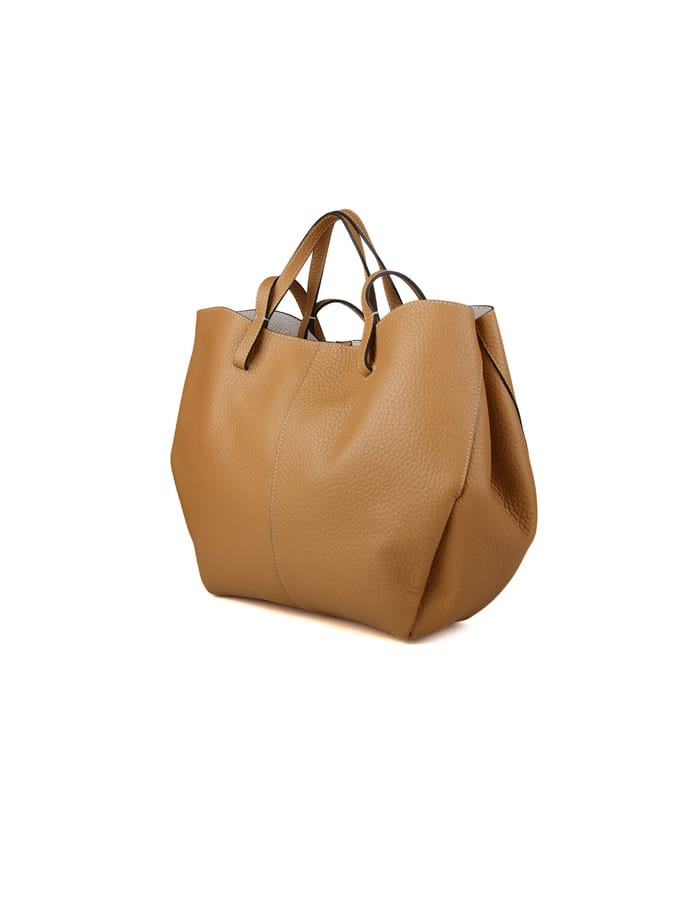 Giulia Monti Schoudertas Grijs Beige