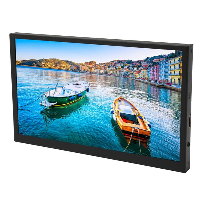 Moniteur à écran tactile 10,1 pouces HD 1024x600 Écran secondaire portable pour ordinateur portable pour Windows pour OS X pour RPi 4 3