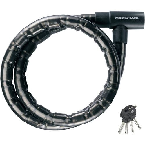 MasterLock Kabelslot - 120cm x 3cm - Gewapend staal - Zwart