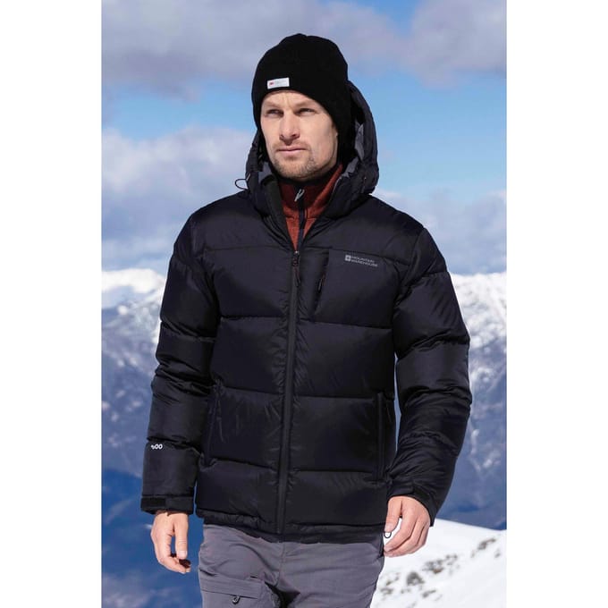 Mountain Warehouse Heren Frost II Extreme Donsjack (Zwart)