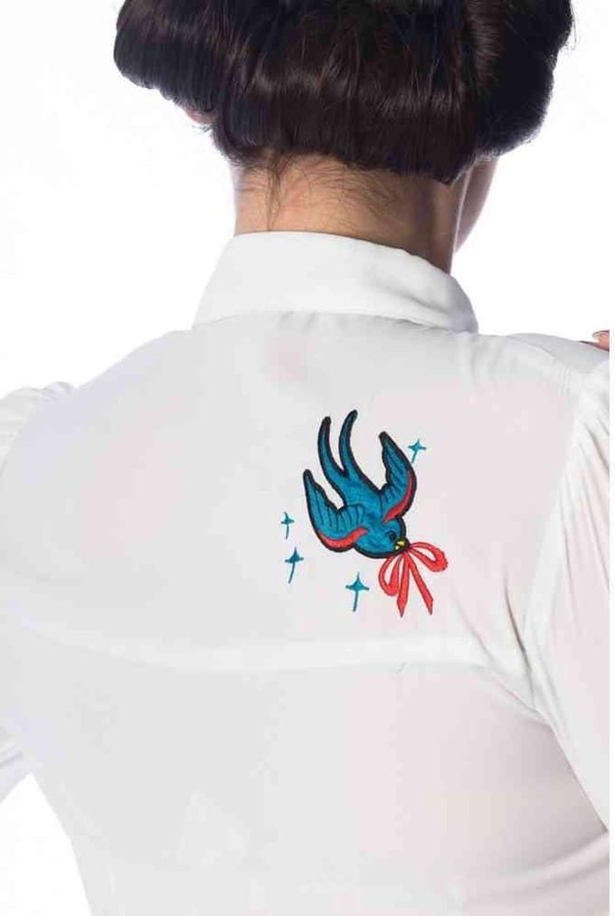 Dancing Days - FREE AS A BIRD Blouse - 4XL - Wit