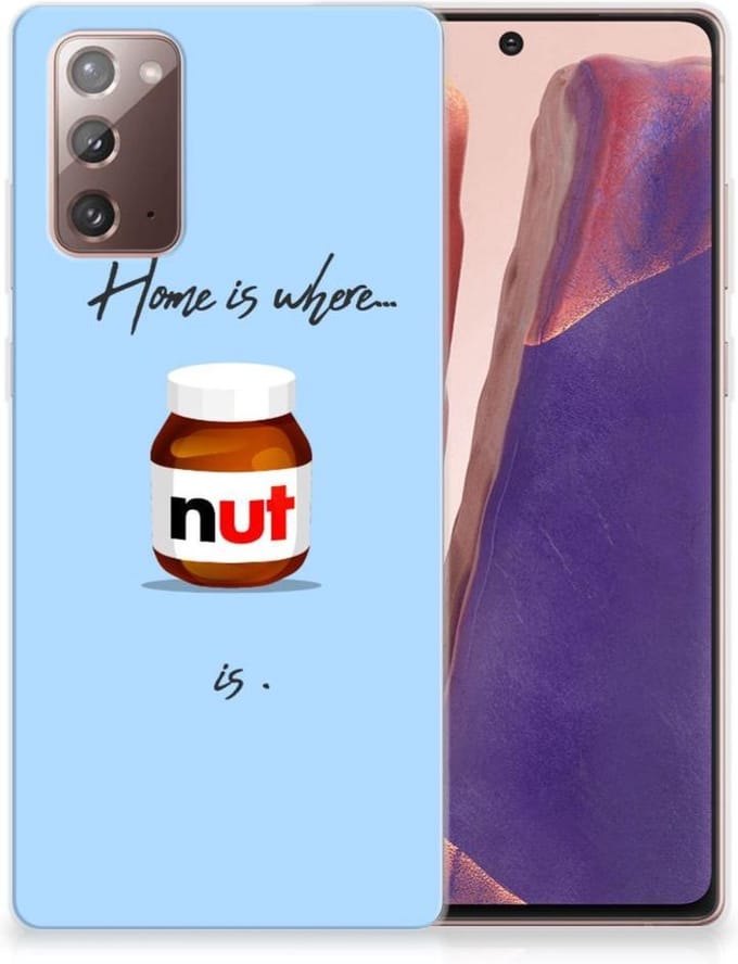 Samsung Note 20 Siliconen Case Nut Home