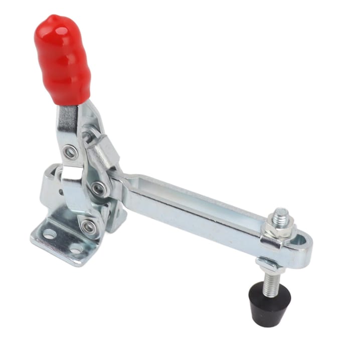 Kniehevelklem Verstelbaar RVS Snelspanner Slagklem voor Mechanische Bediening white