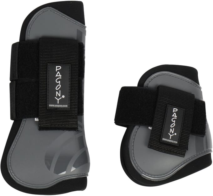 Pagony Pro Velcro Pees- En Kogelbeschermerset - Maat: Full - Grijs - Kunststof