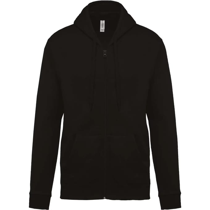 Kariban Sweater met rits en capuchon K479 - Black - L