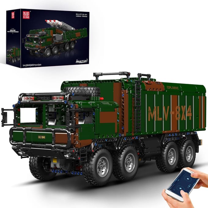 Mould King 20045 – RC Missile Truck Bouwset 3594 PCS