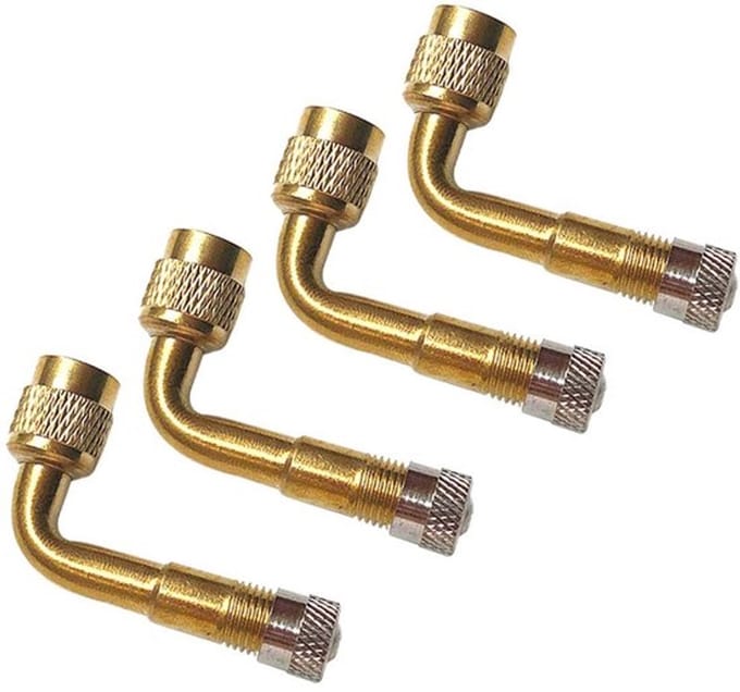 Allecto - 90 Graad Ventieladapter - Universele Gebruik - Gouden Kleur