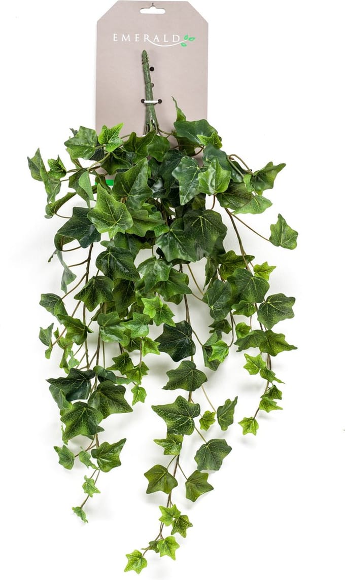 Emerald - Kunst Hangplant Ivy groen 70cm - Kunstplant voor binnen