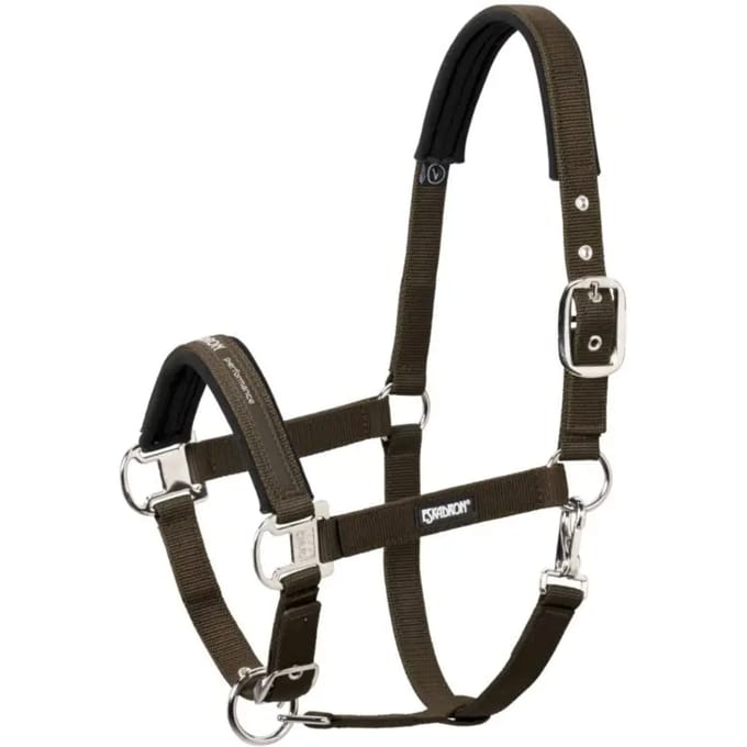 Eskadron Headcollar Pin Buckle Shetland Darkbrown