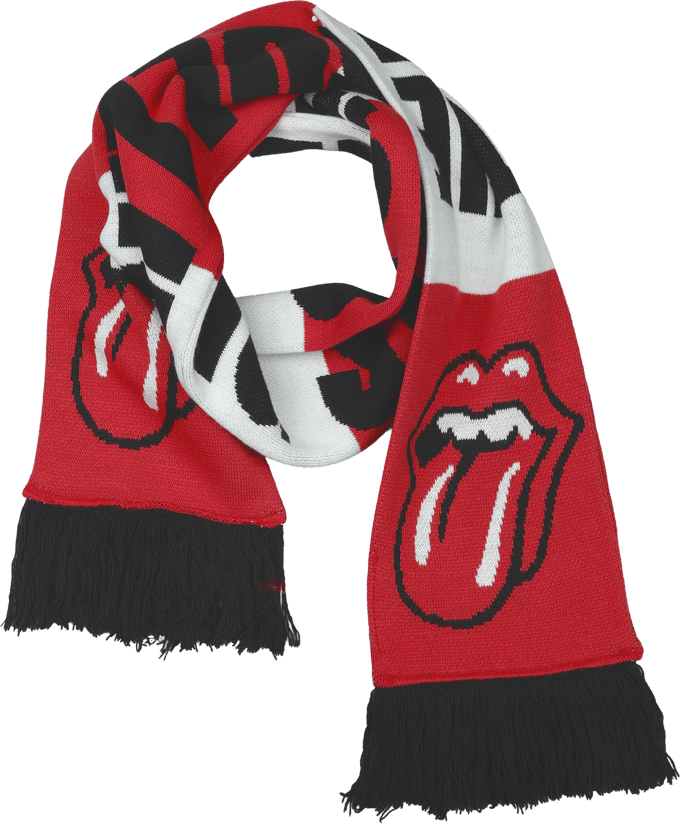 The Rolling Stones Soccer Scarf Heren Sjaal - meerkleurig - Standard