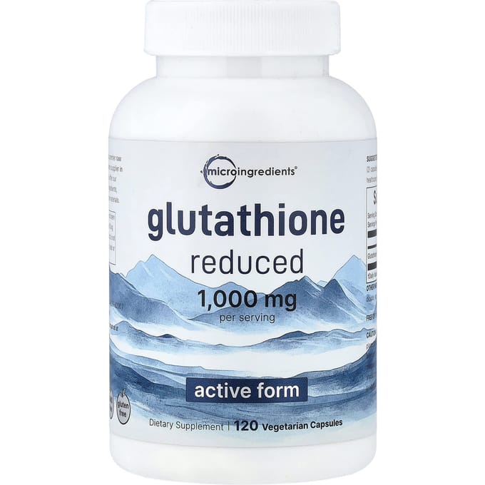Micro Ingrediënten, Glutathion, Gereduceerd, 120 Plantaardige Capsules (500 mg per capsule)