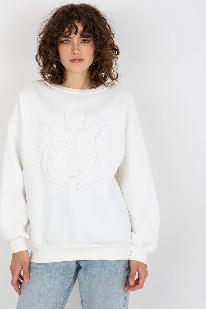 Soft Emblem Sweatshirt - Off-white / One Size