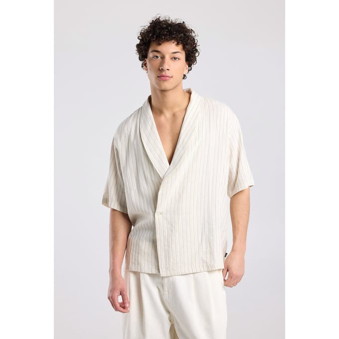 America Today Isko White/grey Größe: XL | Casual hemden Outlet | Herren | Weiß