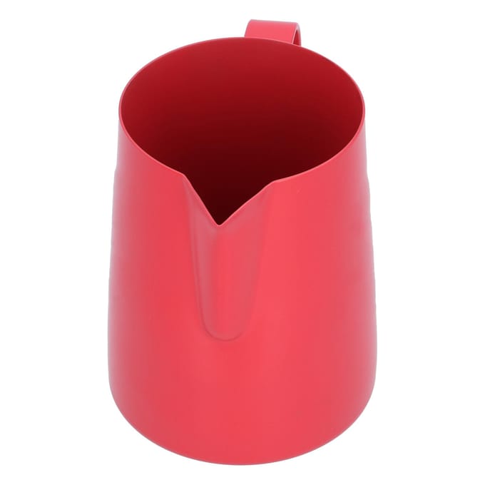 600ml Koffie Latte Art Schenkkan Melk Opschuimbeker Koffie Maak Accessoire Rood brown