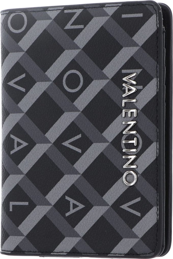 VALENTINO Kaarthoes Barrio Credit Card Case Nero / Multicolor Zwart