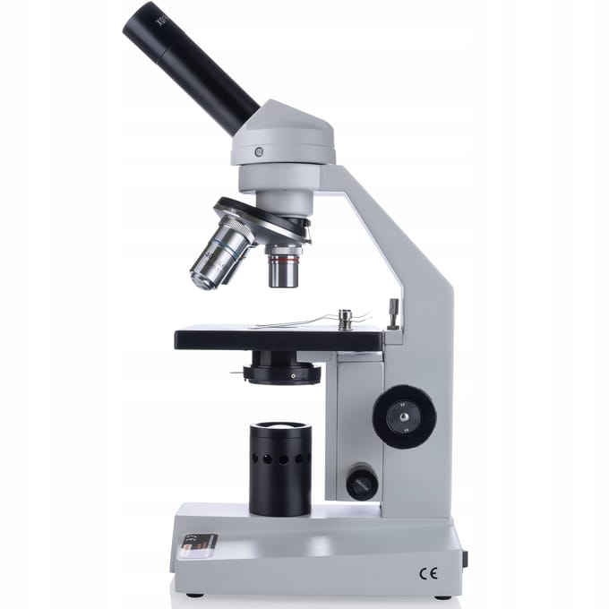 Rosfix Biologisch Microscoop Uran Pro MBUP - Monoculair Hoofd 45° - Achromatisch 4x/40x, 360°