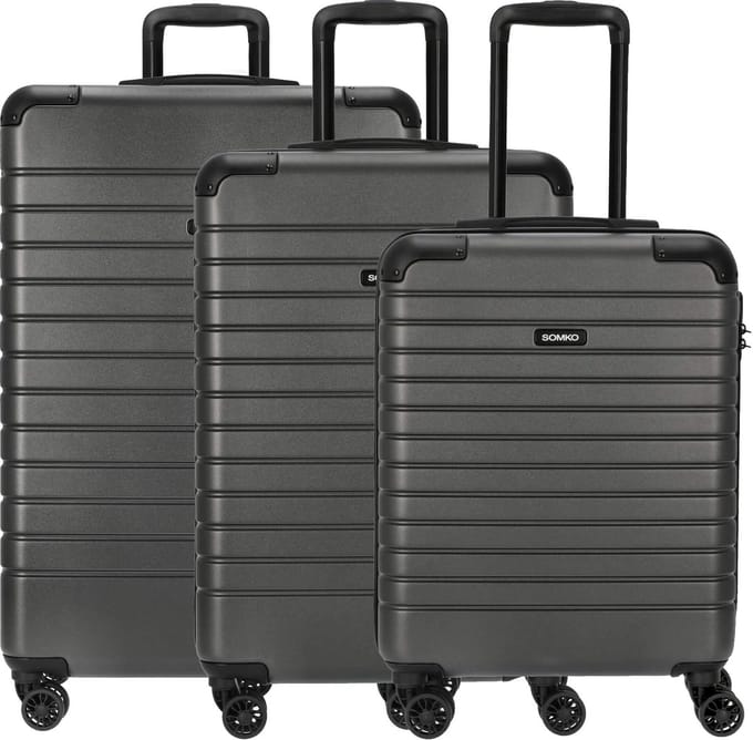 Somko Line - 4-wiel trolley set 3-delig (anthrazit)