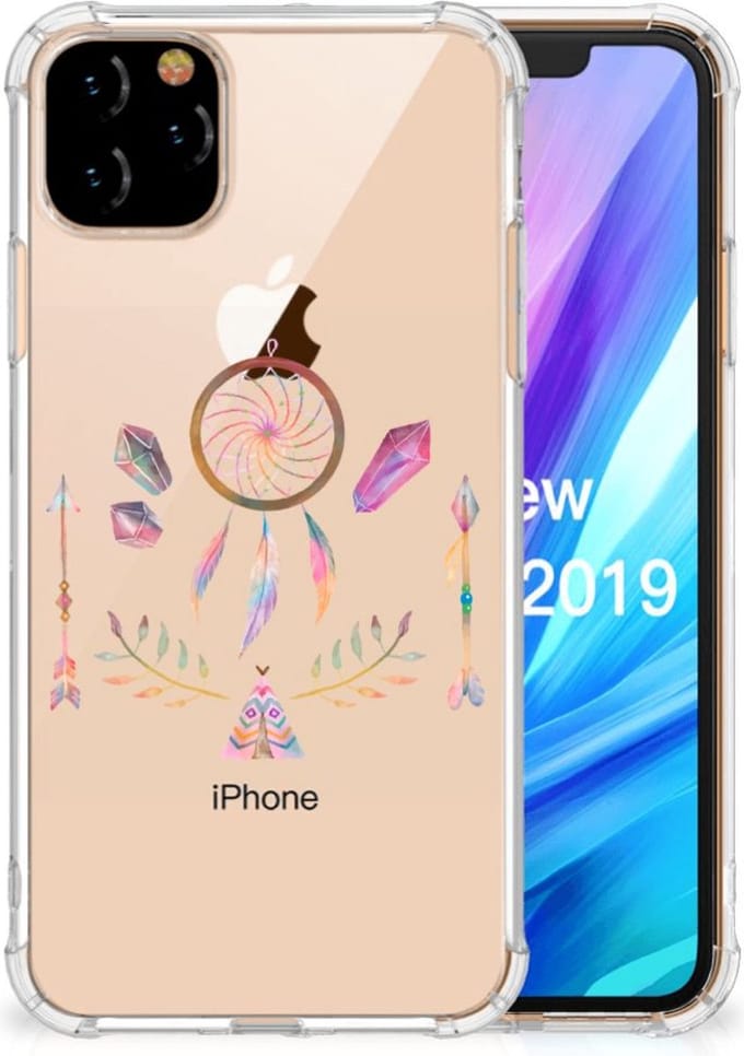 Apple iPhone 11 Pro Max Stevig Bumper Hoesje Boho Dreamcatcher