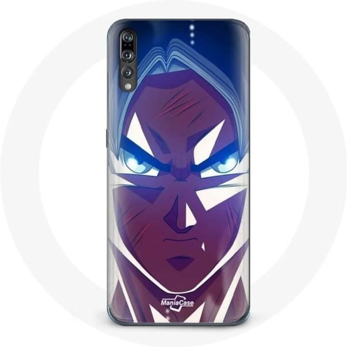 Coque pour Huawei p20 Dragon Ball Goku Visage énervé