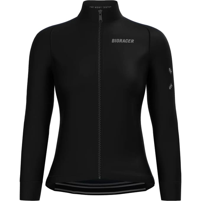 BIORACER Tempest - Wielervest Winter/Tussenseizoen - Dames - Zwart Eclipse - Winddicht & Thermisch - Maat M