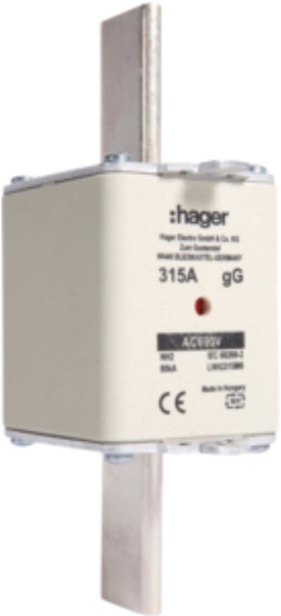 Hager LNH2315M6 HAG MESPATR.NH2 GG 315A 690V per 3