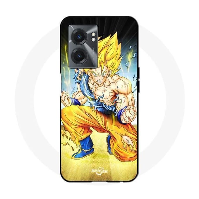 Realme V23 case goku knielt op de grond