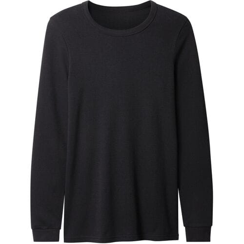 ESMARA MEN Heren thermoshirt (Zwart, M)