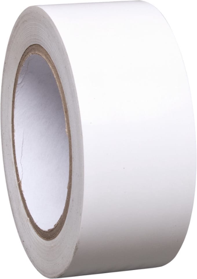 Proline vloermarkering tape, wit 33 m x 5 cm (lxb)