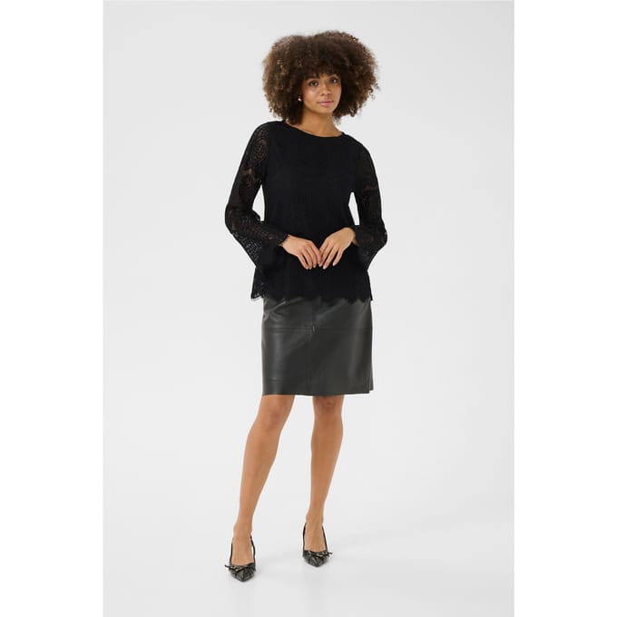 Blouse met lange mouwen CUcroba Regular fit black