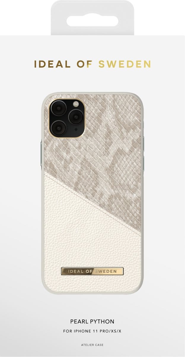 iDeal of Sweden - Apple Iphone 11 Pro/XS/X Atelier Case 200 - Pearl Python