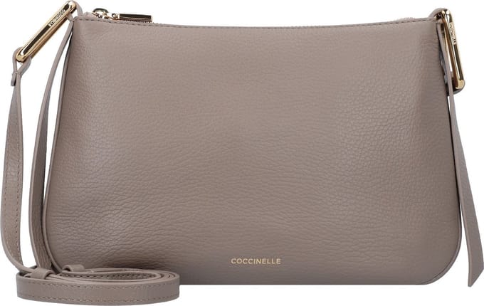 COCCINELLE Leren Schoudertas Magie Mini Bag Warm Taupe