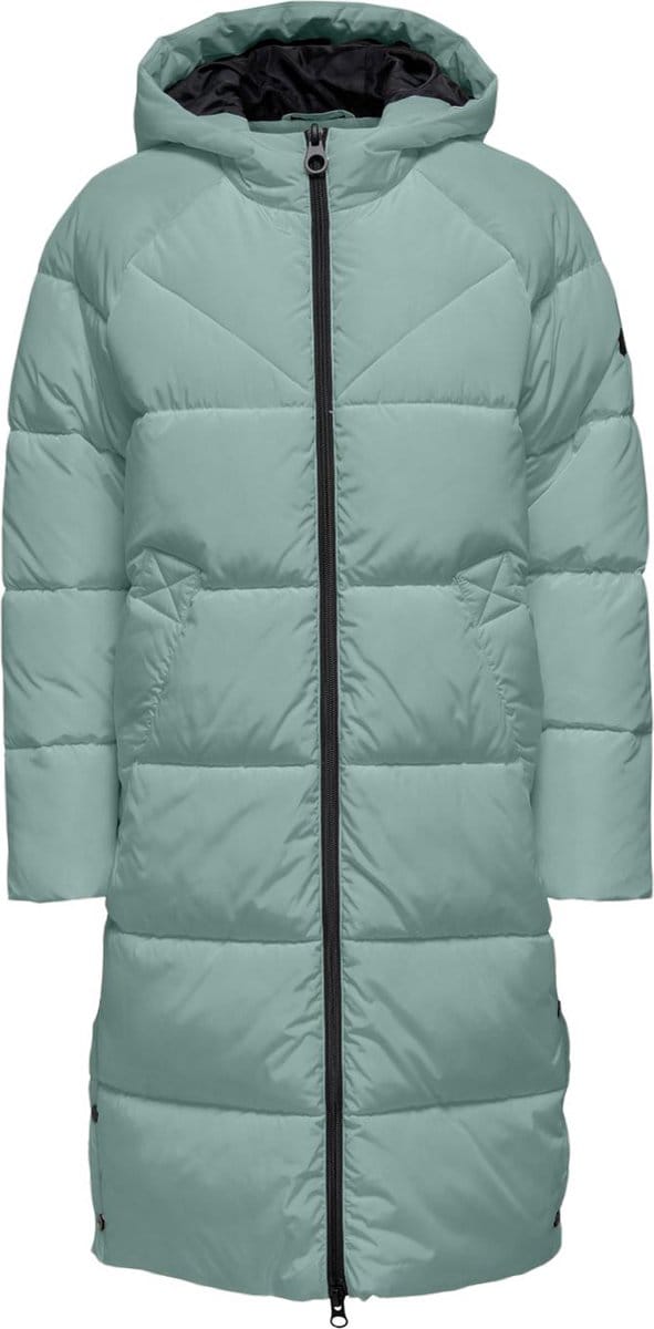 Only Jas Onlnewamanda Long Puffer Coat Cc Ot 15304786 Blue Surf Dames Maat - L