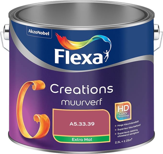 Flexa - Creations Muurverf Extra Mat - A5.33.39 - Mengverf - 2,5 L