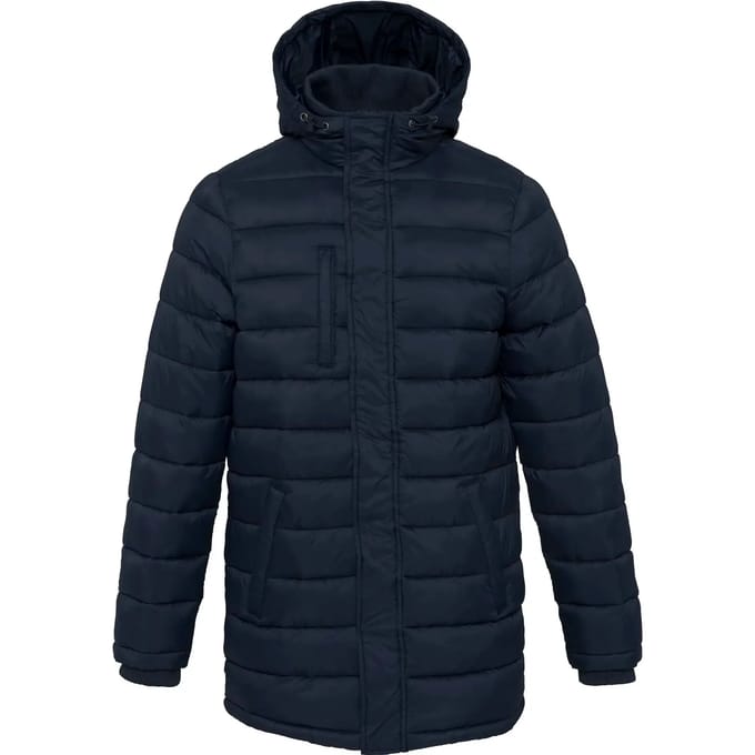 Kariban Lichte herenparka met capuchon K6128 - Black - 3XL