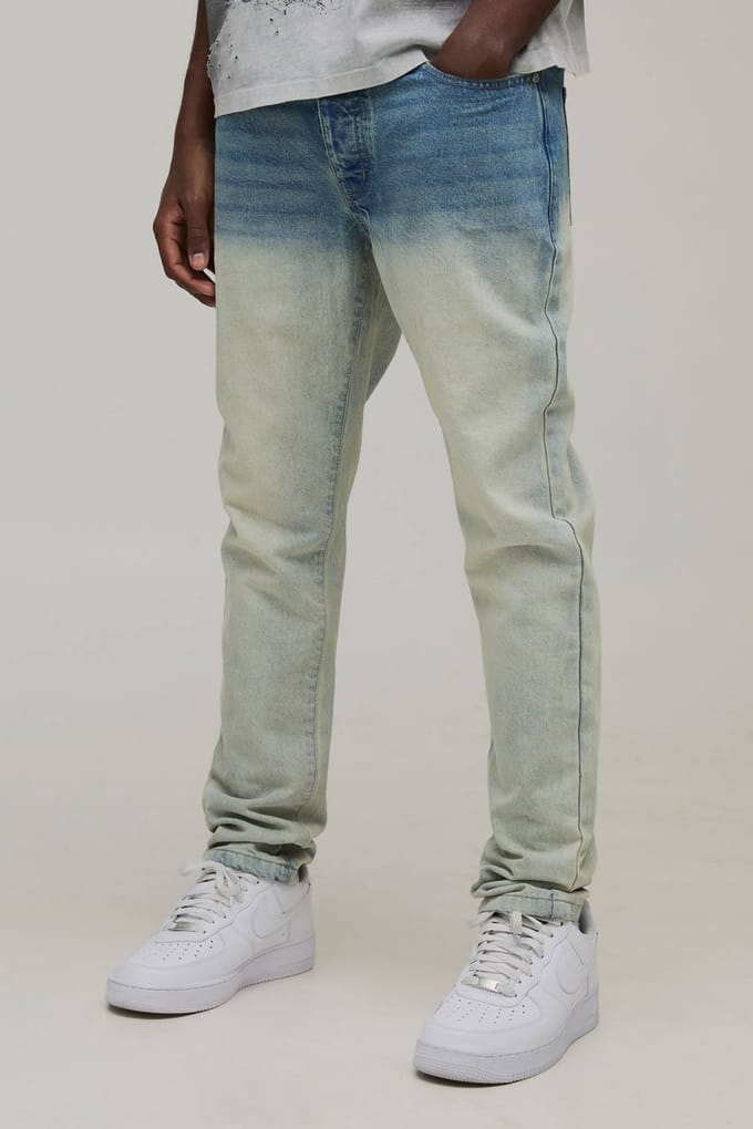 Basic Slim Fit Jeans | Antique Blue | Size 48R