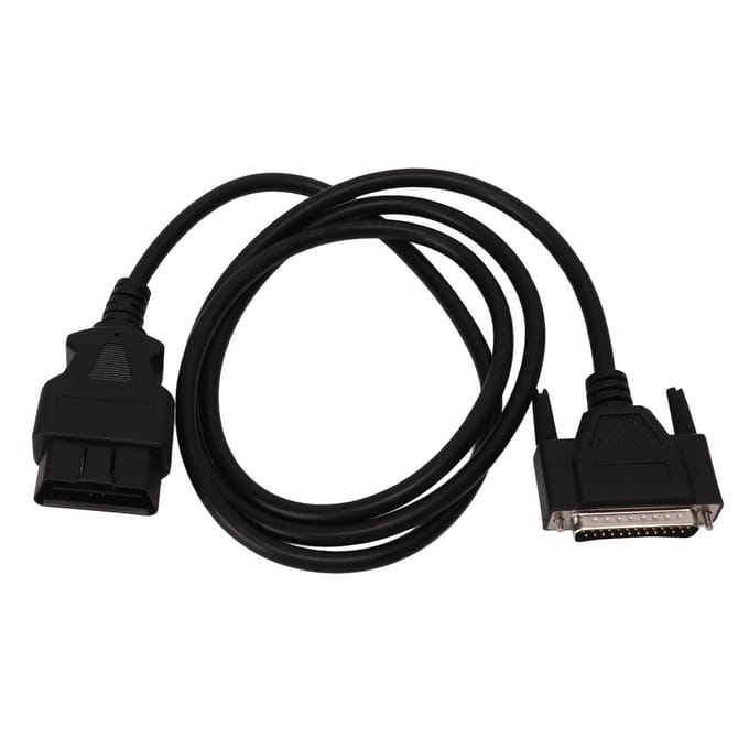 12V OBD2 Scannerkabel 05?0012 OBDII Codelezer Diagnostisch Scan Tool Stekker Kabel black