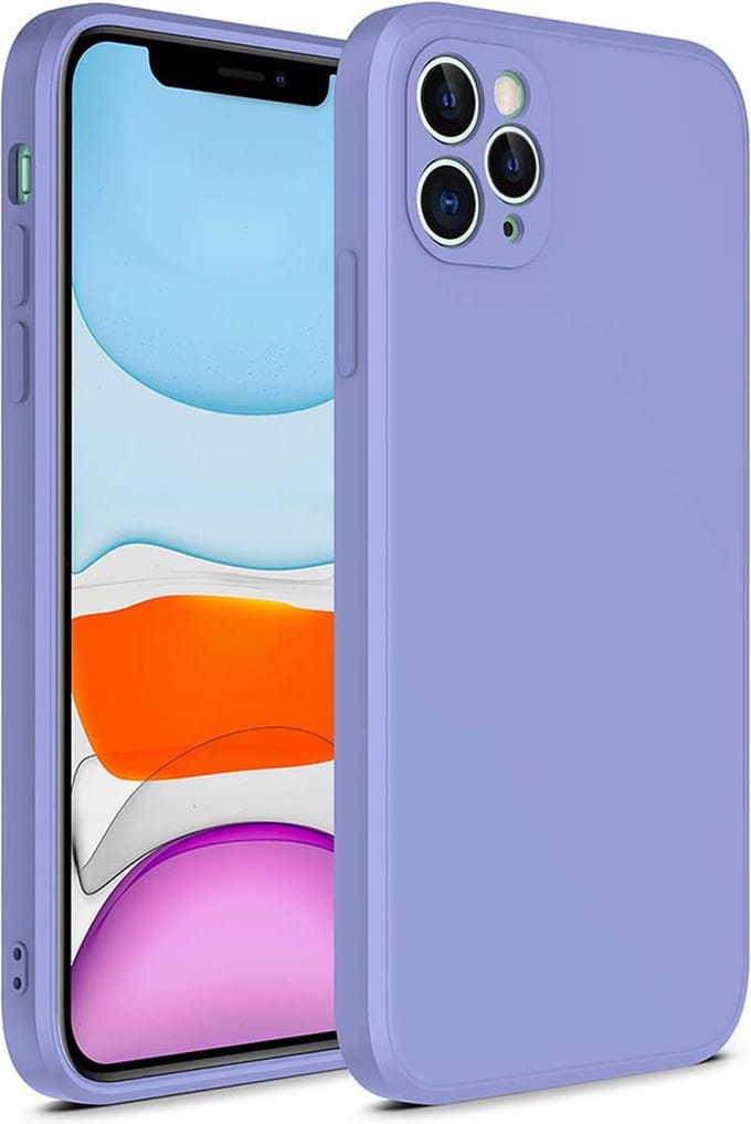 Smartphonica iPhone 11 Pro Max siliconen hoesje met zachte binnenkant - Paars geschikt voor iPhone 11 Pro Max