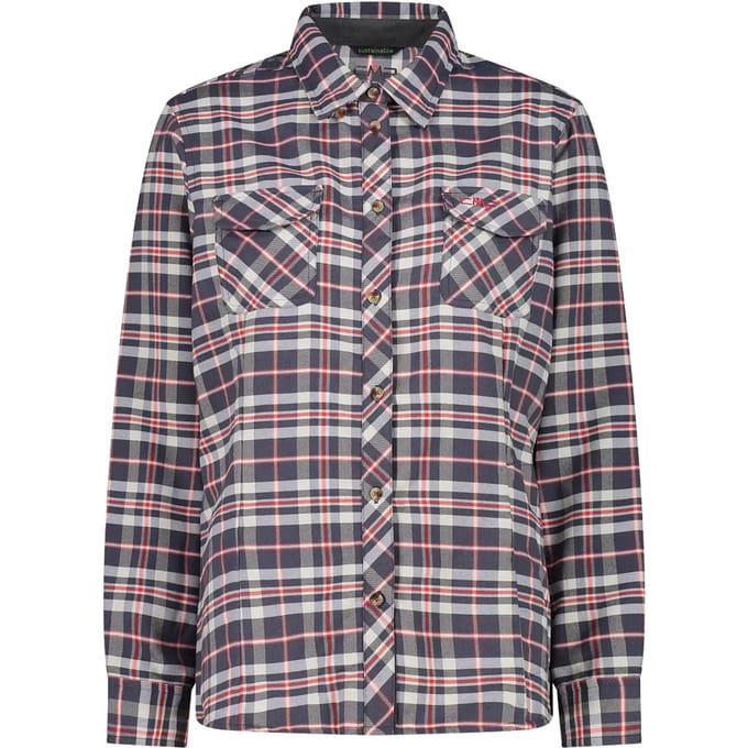 Polyester blouse met lange mouwen voor dames CMP