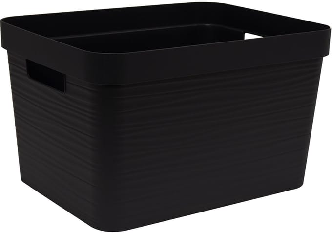 EDA opbergbox STONE, 12 liter, PP, lauriergroen