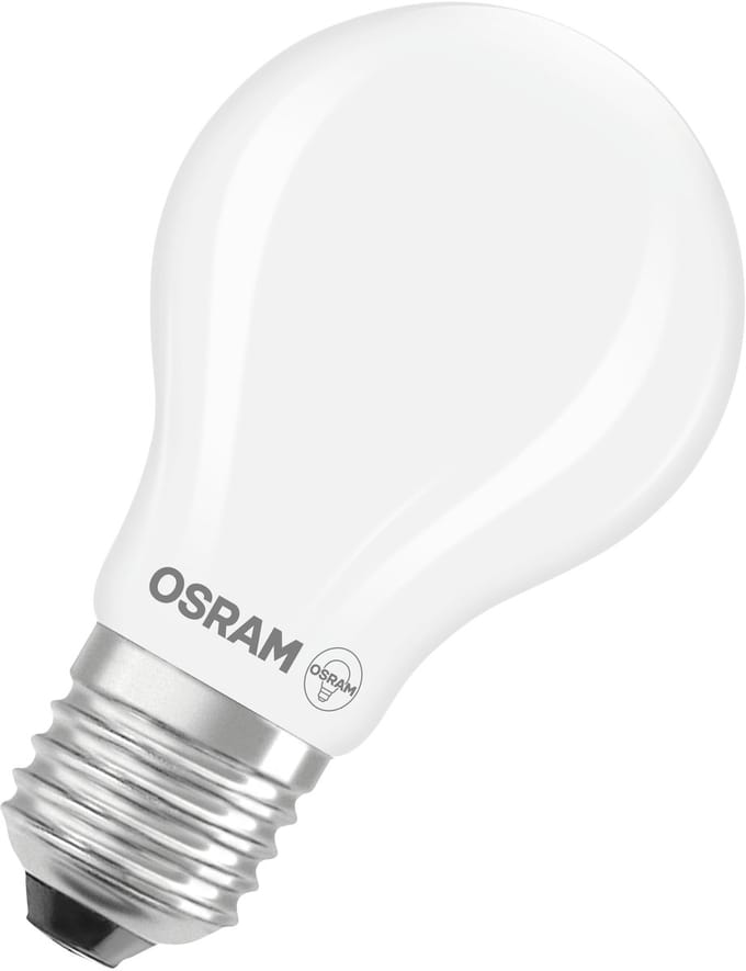 Osram LED Lamp E27 - 1.5W 136lm 2700K - Warm Wit Licht - A60 - Mat Glas - 15000 uur Levensduur - 1 stuk