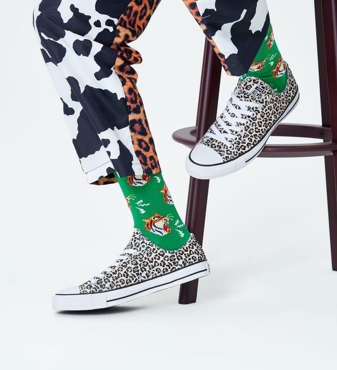 Happy Socks Tiger Sock - unisex sokken - Unisex - Maat: 36 - 40