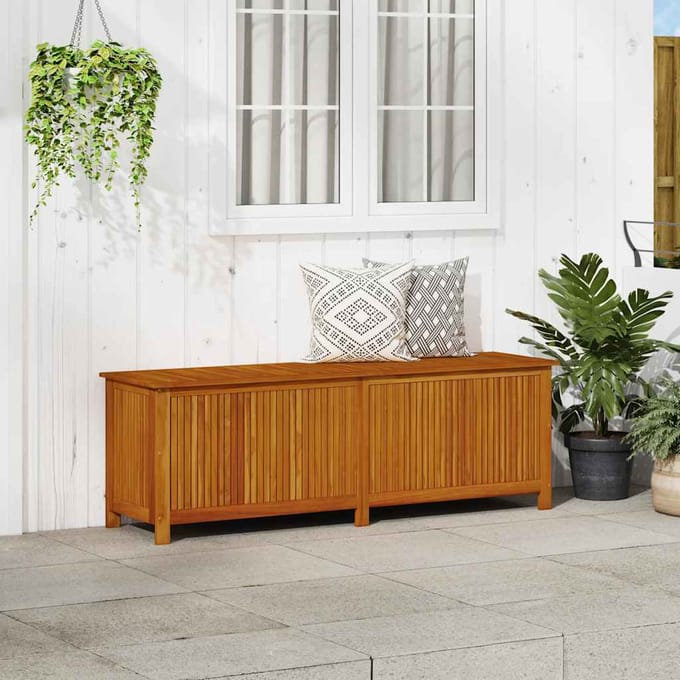 vidaXL - Tuinbox - 175x50x58 - cm - massief - acaciahout