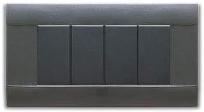 Kunstgras 4 meter Grijs Noir voor Buitenruimtes