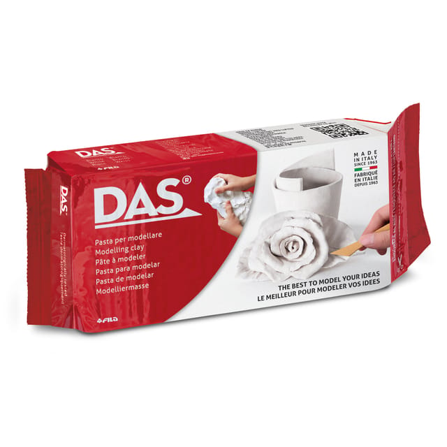 DAS - Luchthardende Klei – Wit – 1 Kilo – Zonder Oven – Voor Diverse Ondergronden