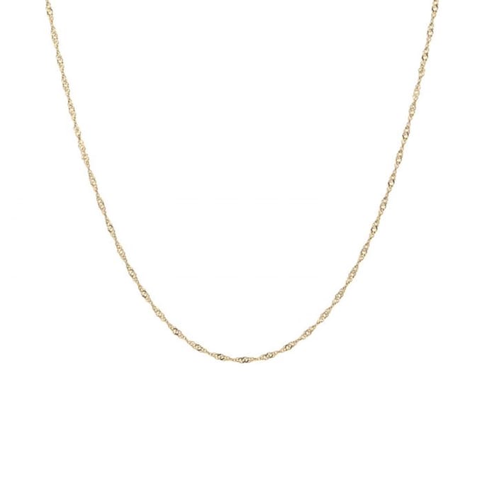 Go Dutch label ringetjes ketting N7063-3 Rosé