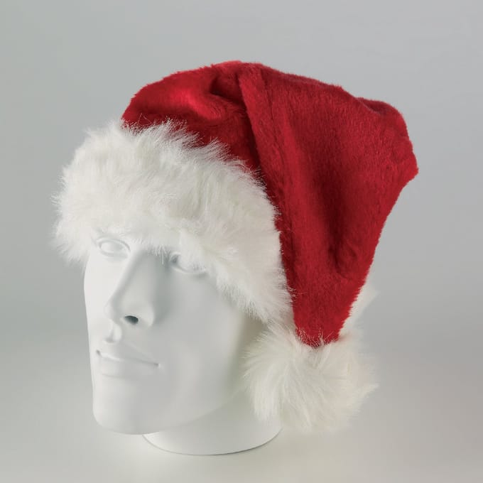 Luxe Kerstmuts met 'Bontje' - Feestelijke kerst accessoire